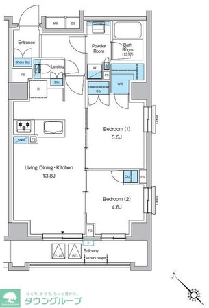 プレディアコート西葛西の物件間取画像